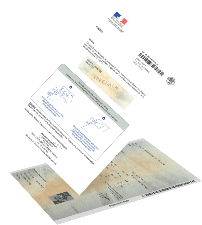 Changement d'adresse Changement d'adresse