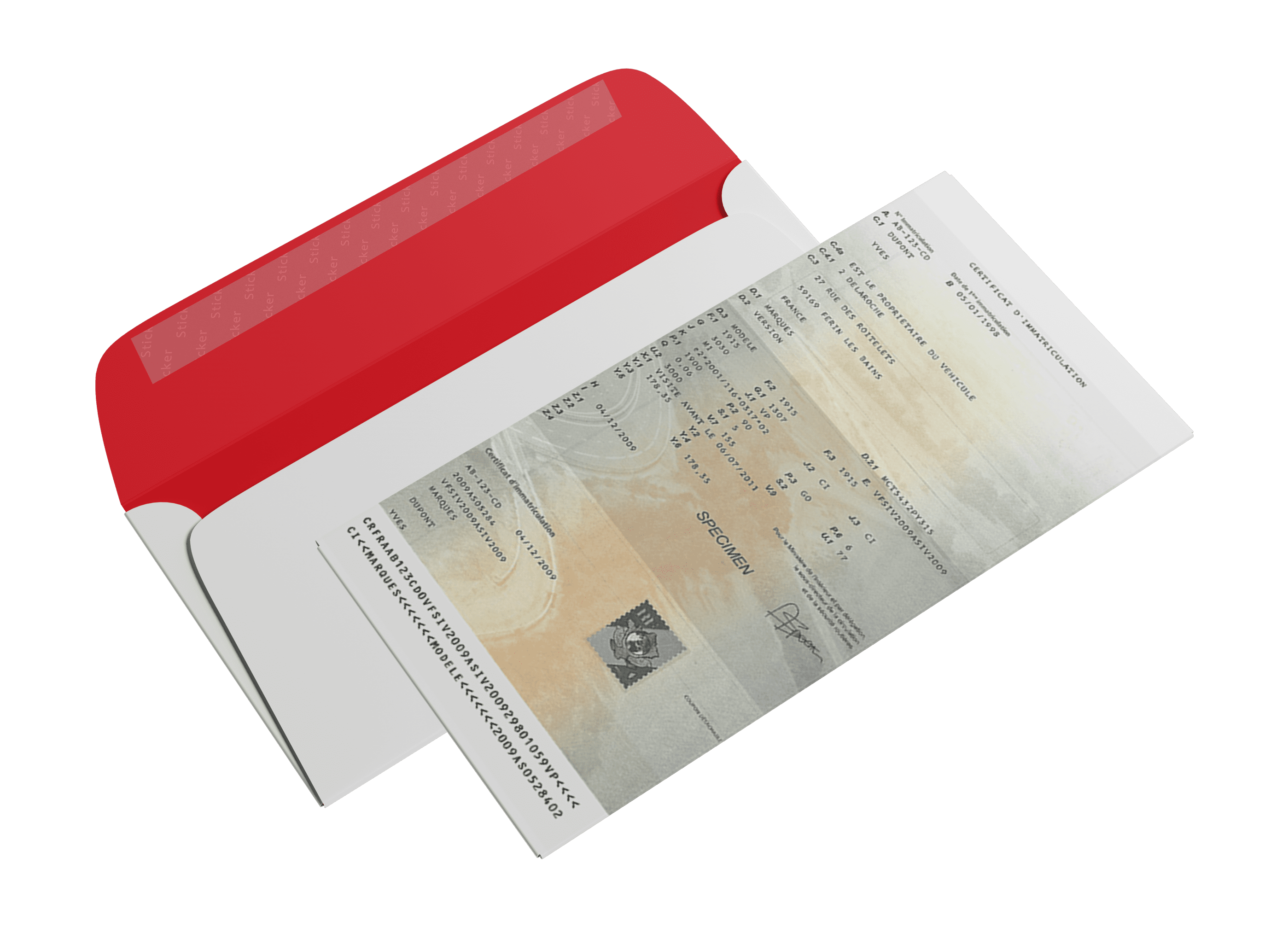 changement de titulaire de carte grise envoi a domicile